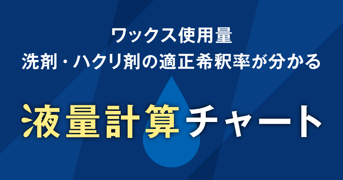 リンレイ製品「液量計算チャート」